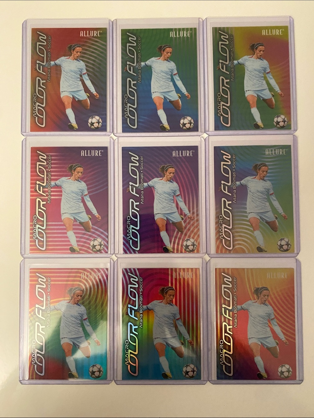 Aitana Bonmati Allure Macro Color Flow Set Complete CF1-CF9 Soccer